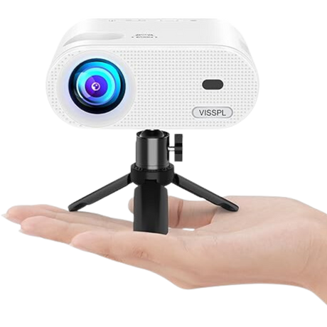 Elevate Your Entertainment Anywhere: Portable Outdoor Projector with Tripod