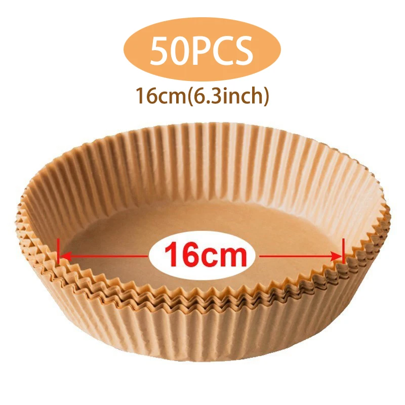 50pcs Air Fryer Disposable Paper Liner