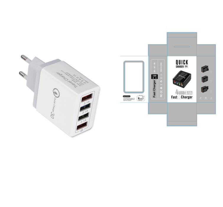 USB Charger Charger 4 Ports