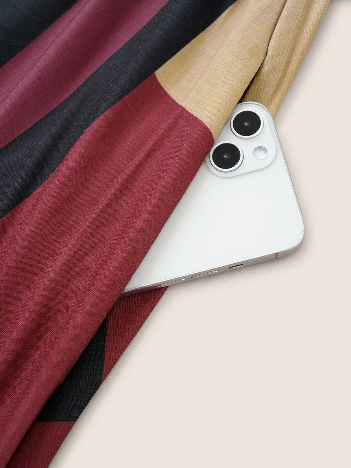 Geometric Colorblock Contrast Square Neck Belted Dress