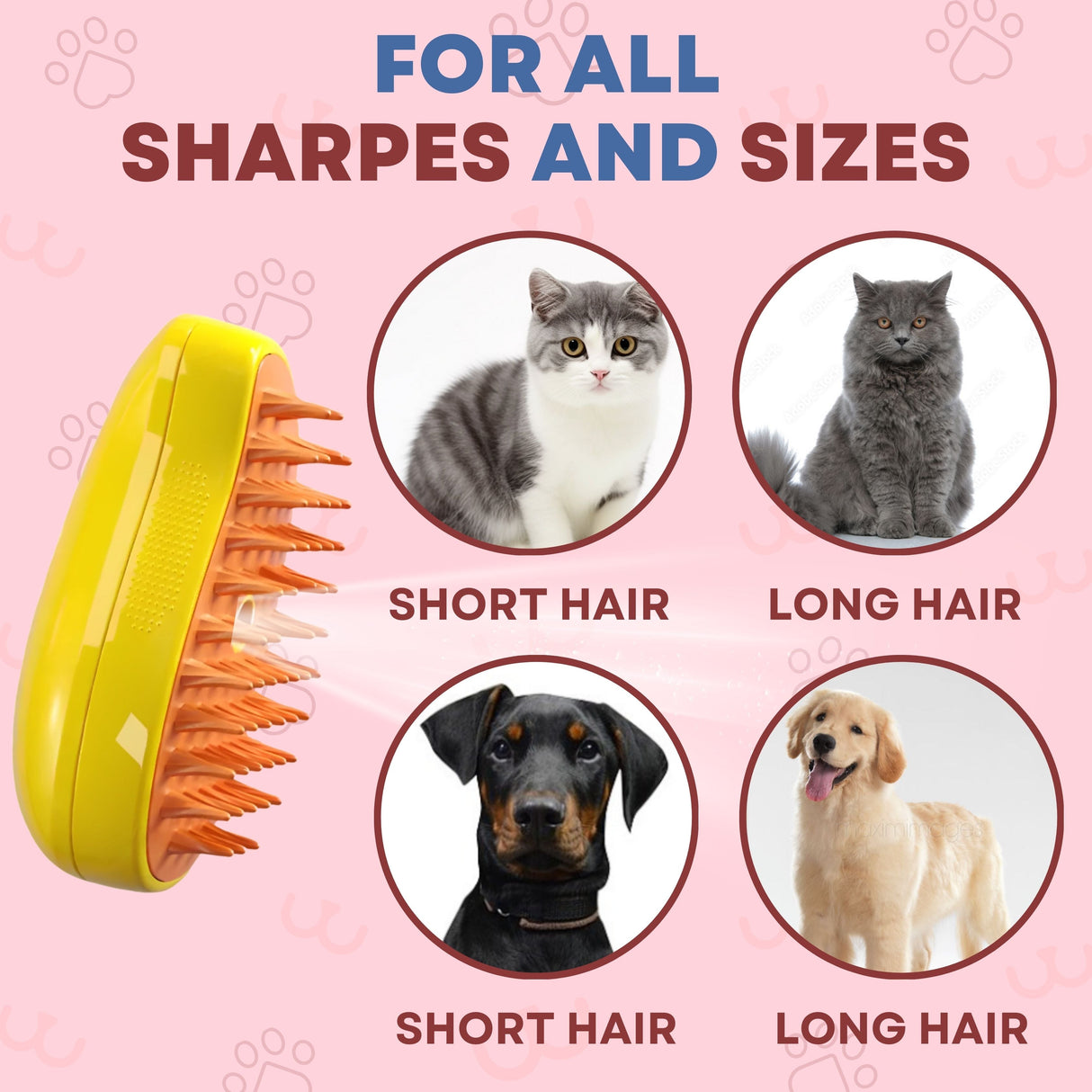 Wendy Pet Shop ™ Cat Dog Steamy Brush