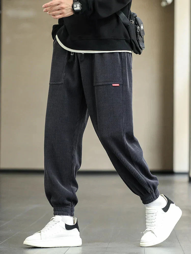Percival - Stylish corduroy sweatpants