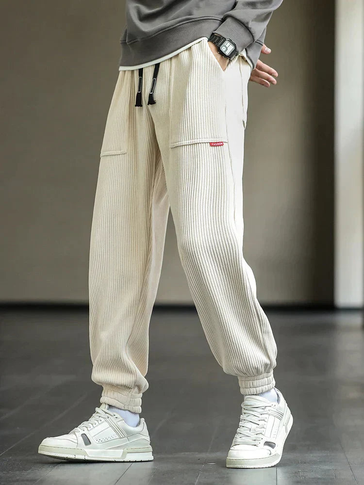 Percival - Stylish corduroy sweatpants