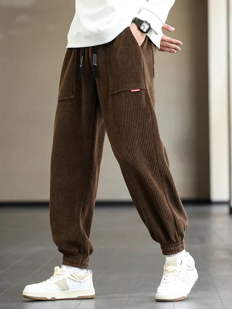 Percival - Stylish corduroy sweatpants