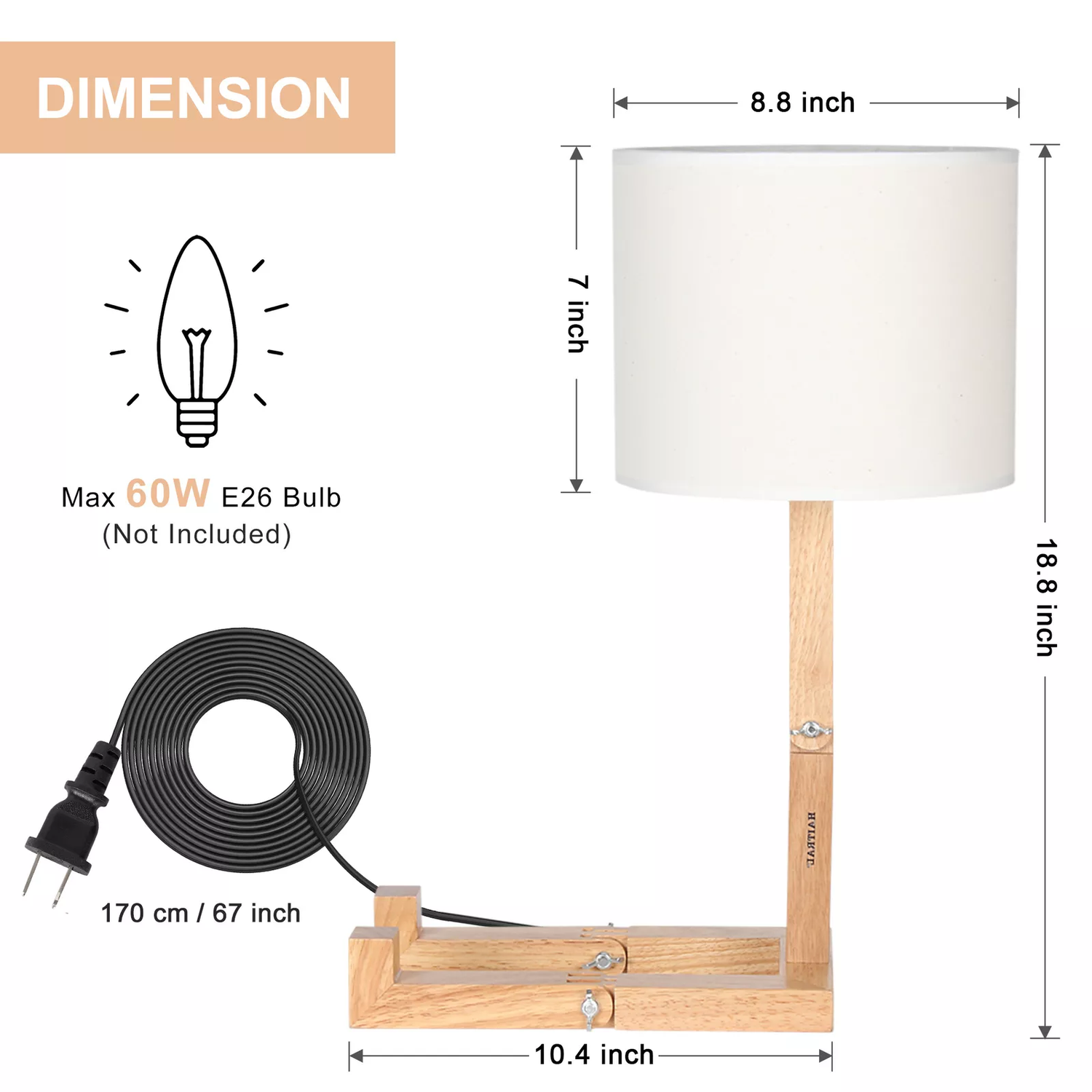 Table Lamp Robot Shape