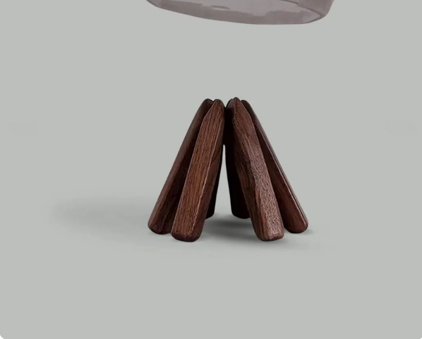 Wooden Tree Coasters, Trivets for Hot Dishes