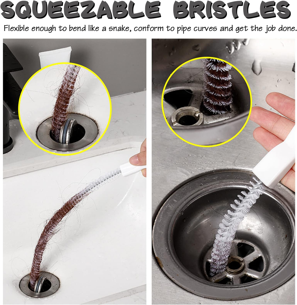 Pipe Sink Cleaning Brush