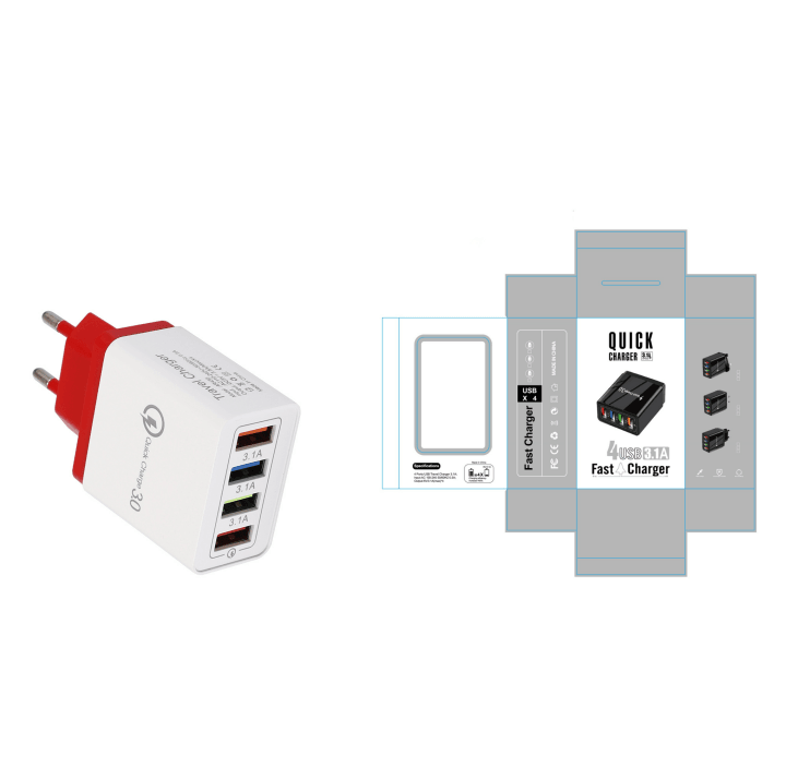USB Charger Charger 4 Ports
