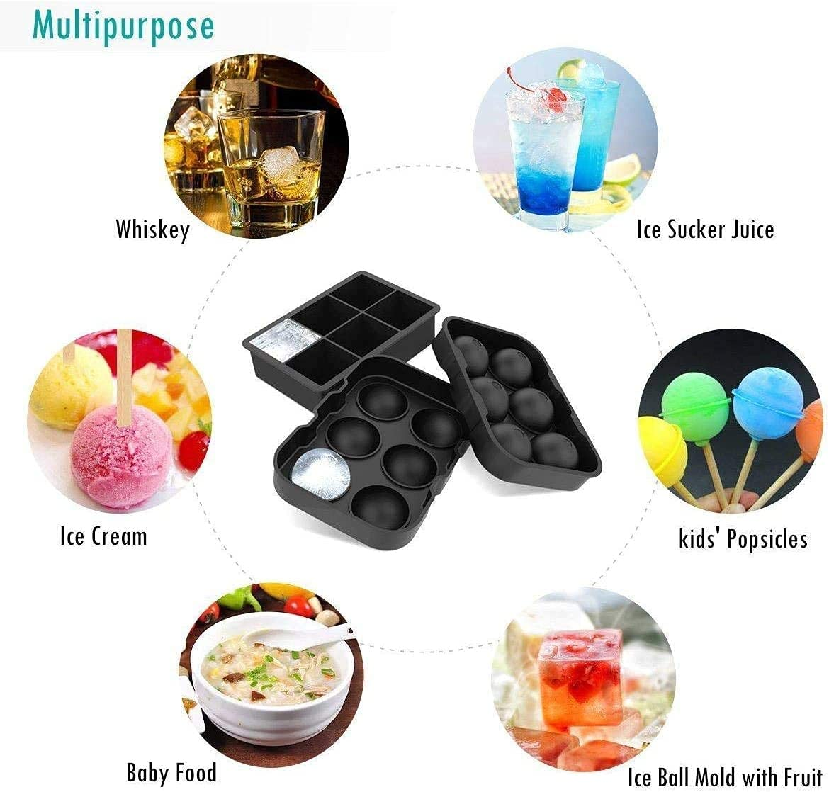 Silicone Ice Mold Tray