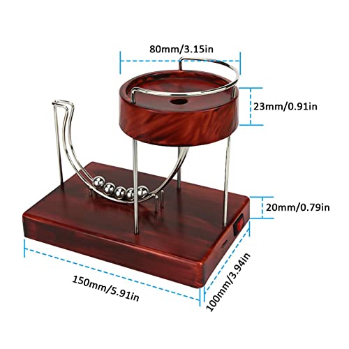 Rolling Balance Kinetic Art Electric Perpetual Motion Device Desk Toy