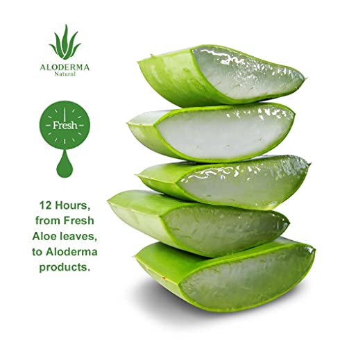 Organic Pure Aloe Vera Gel Made with 96% USDA Organic Aloe Vera within 12 Hours of Harvest