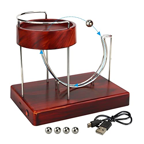 Rolling Balance Kinetic Art Electric Perpetual Motion Device Desk Toy