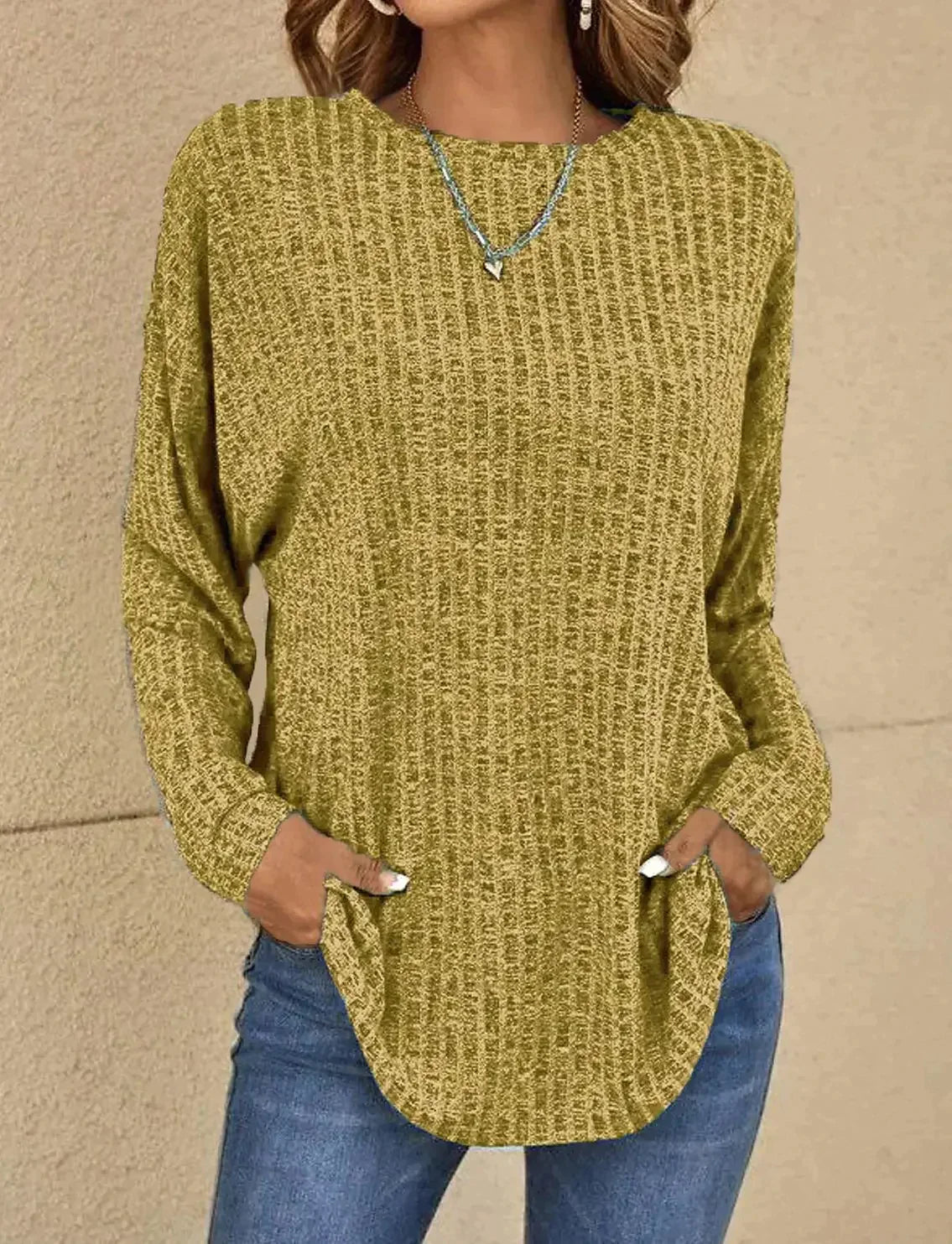 Amara™ - Casual sweatshirt with texture