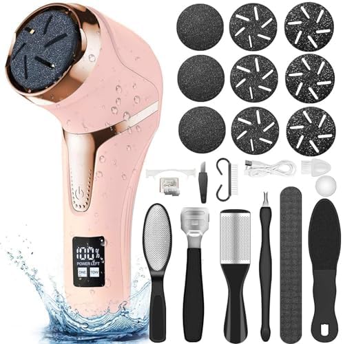 Electric Callus Remover for Feet with Dander Vacuum