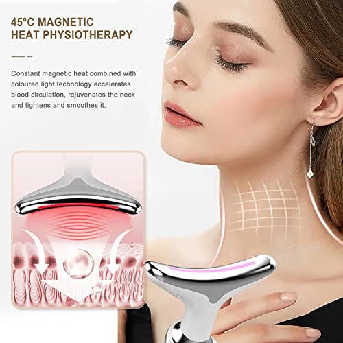 Firming Wrinkle Removal Device for Neck Face, Double Chin Reducer Vibration Massager