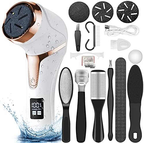 Electric Callus Remover for Feet with Dander Vacuum