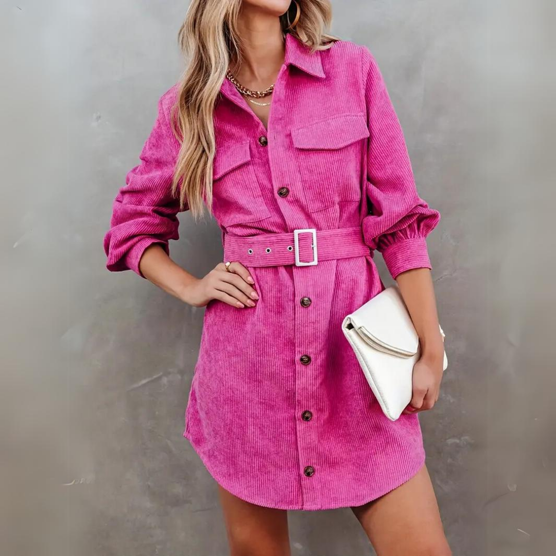Priscilla - Fabulous women's corduroy dress