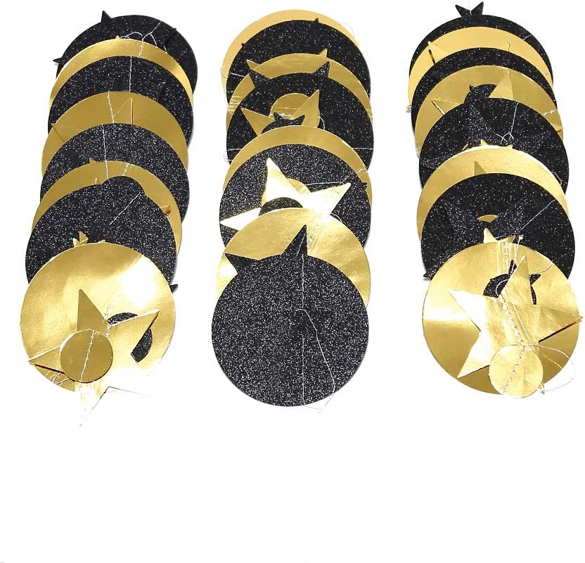 Cheerland Black Gold Party Decorations