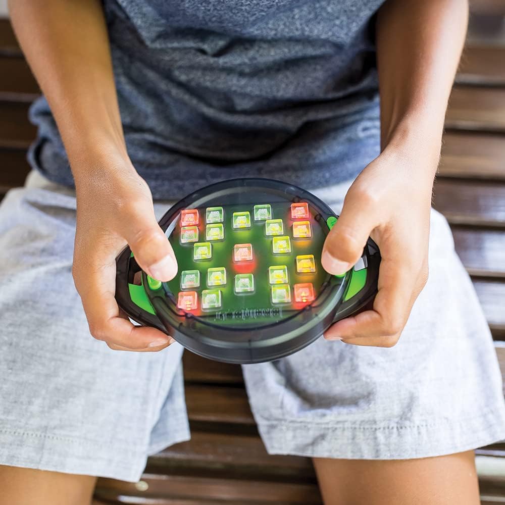 Handheld Electronic Memory Game with Lights & Sounds