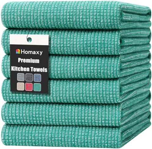 Premium Kitchen Towels(18”x 28”, 6 Pack)