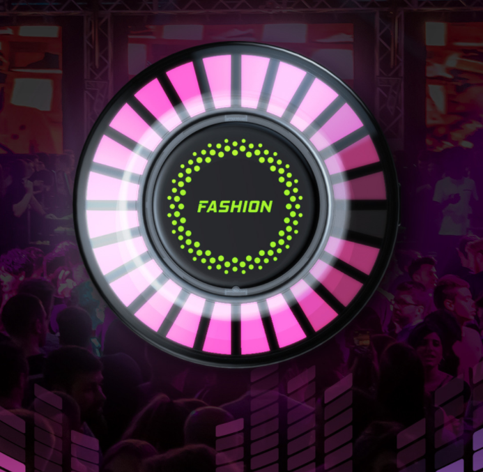 LED Magic Color Pickup Light Voice-activated Intelligent Music Rhythm Light