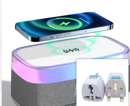 Intelligent Multifunctional Alarm Clock Bluetooth Speaker Wireless Charger