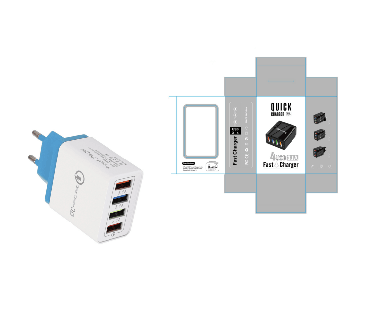 USB Charger Charger 4 Ports