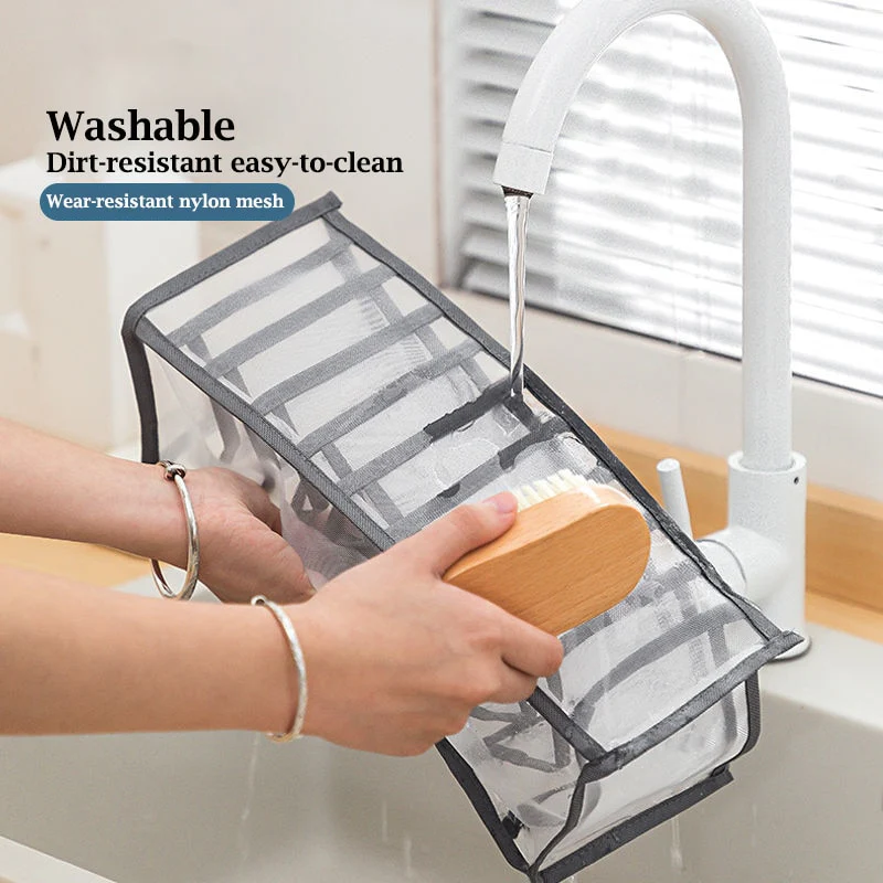 7-Grid Foldable Drawer Organizer for Dorm Closet
