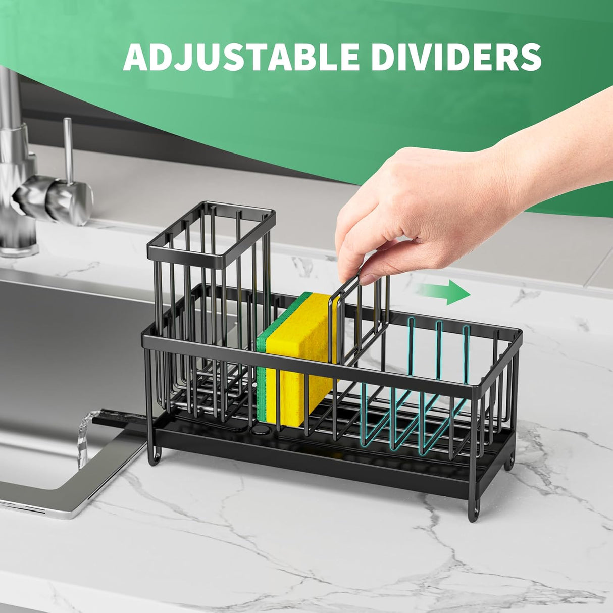 Cisily Sponge Holder for Kitchen Sink