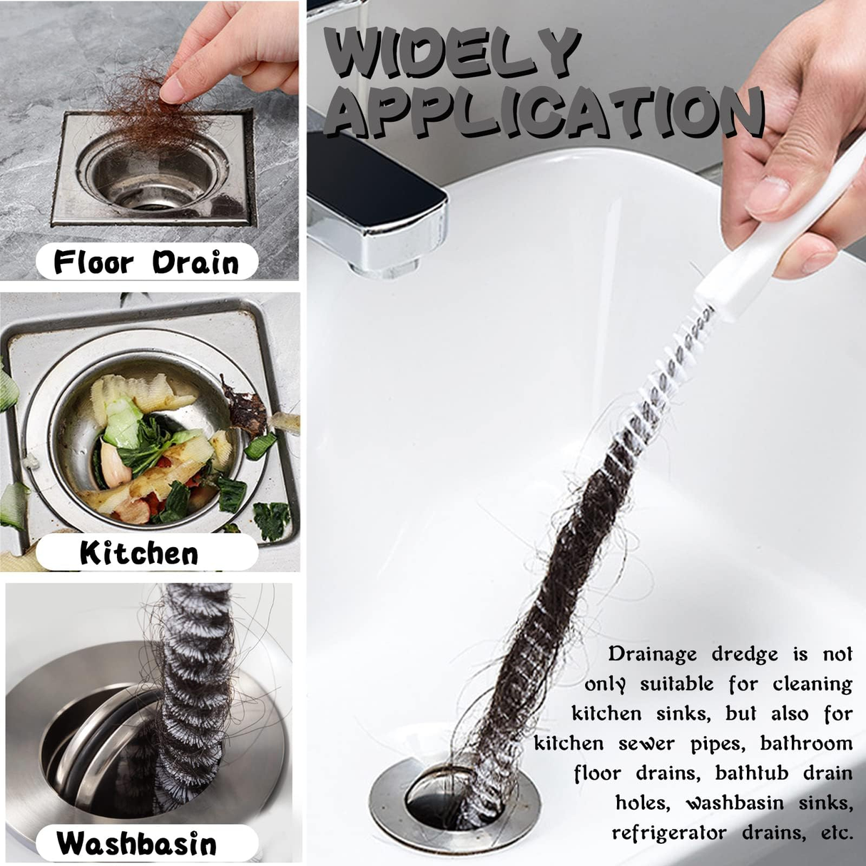 Pipe Sink Cleaning Brush