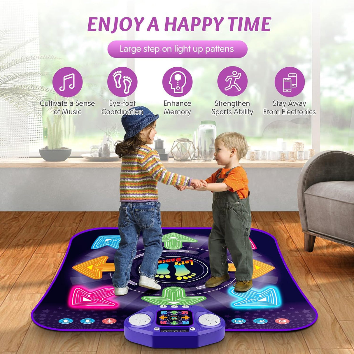 Dance Mat Toys for 3-12 Year Old Girls & Boys