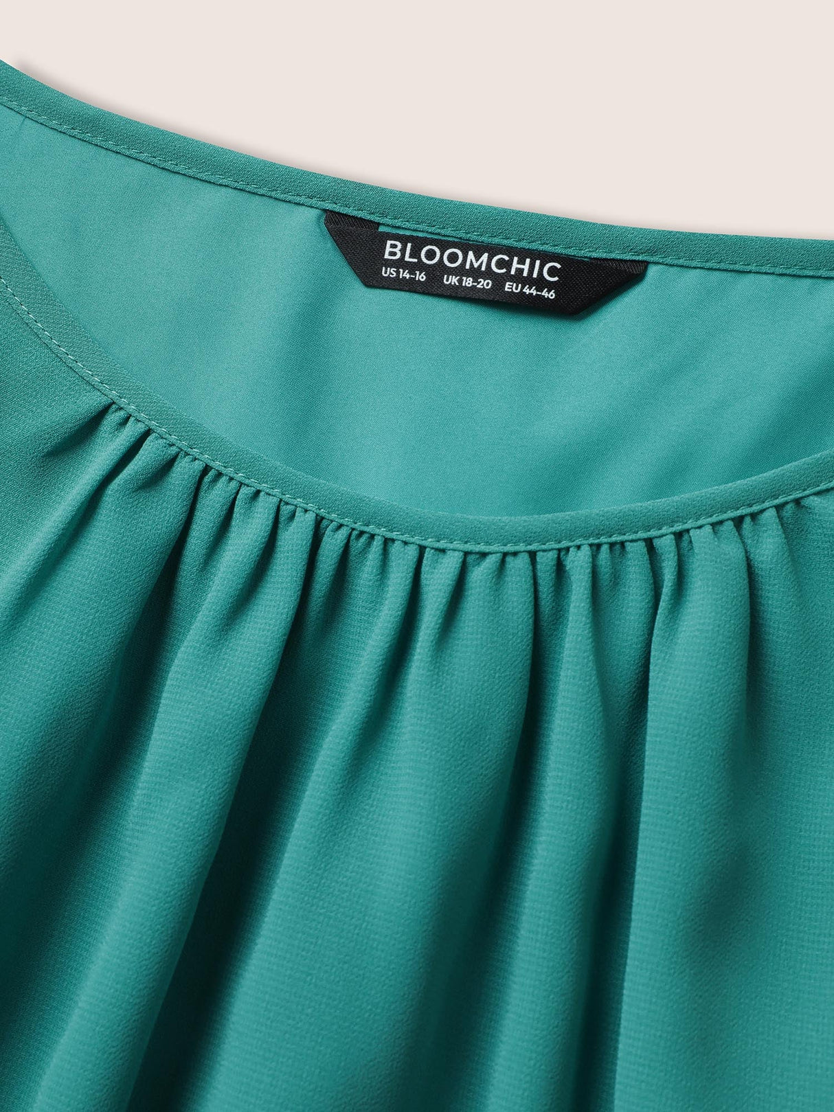 Plain Sleeveless Elastic Waist Pleated Belted Dress