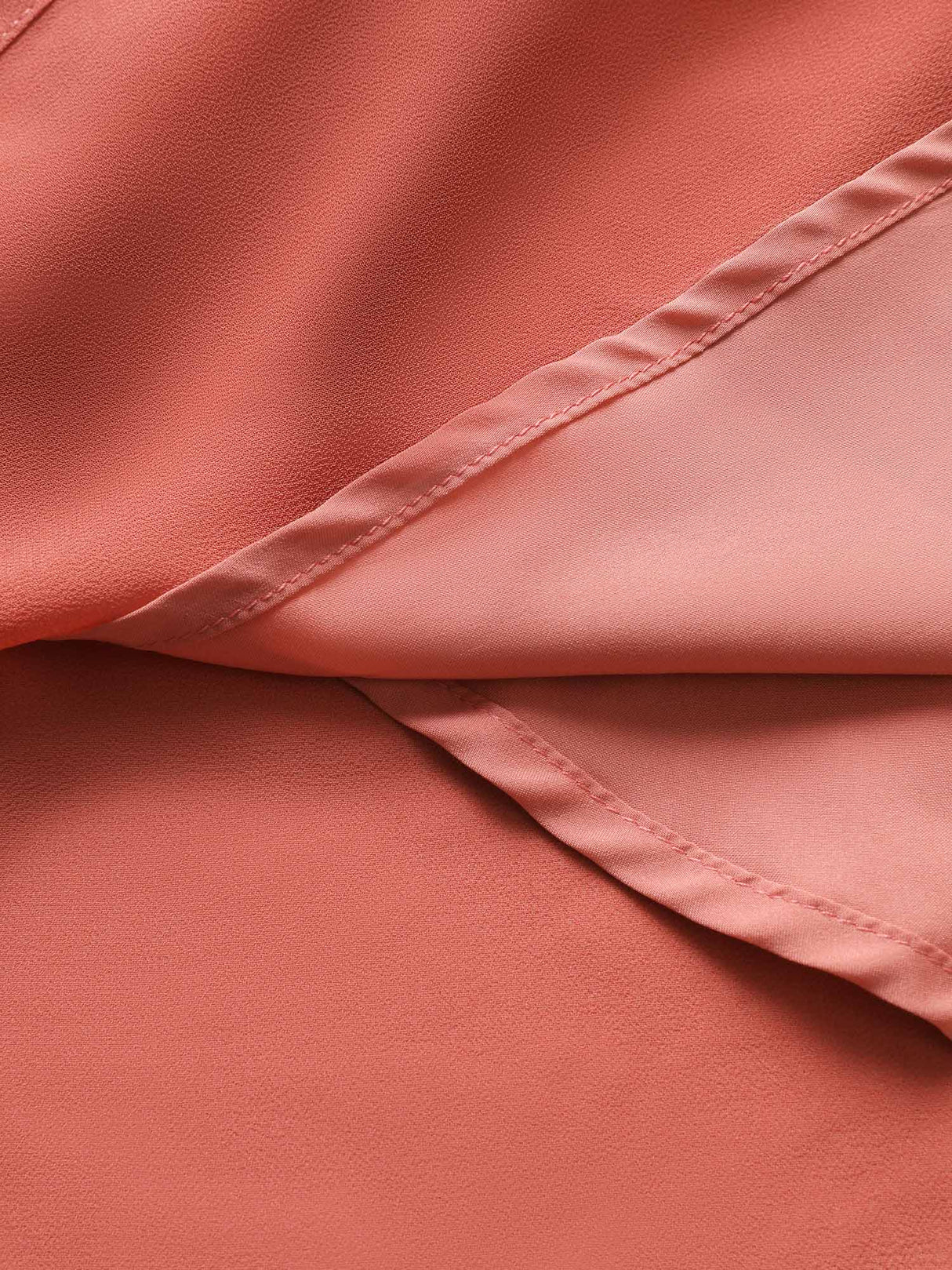 Chiffon Plain Ties Knotted Lantern Sleeve Dress