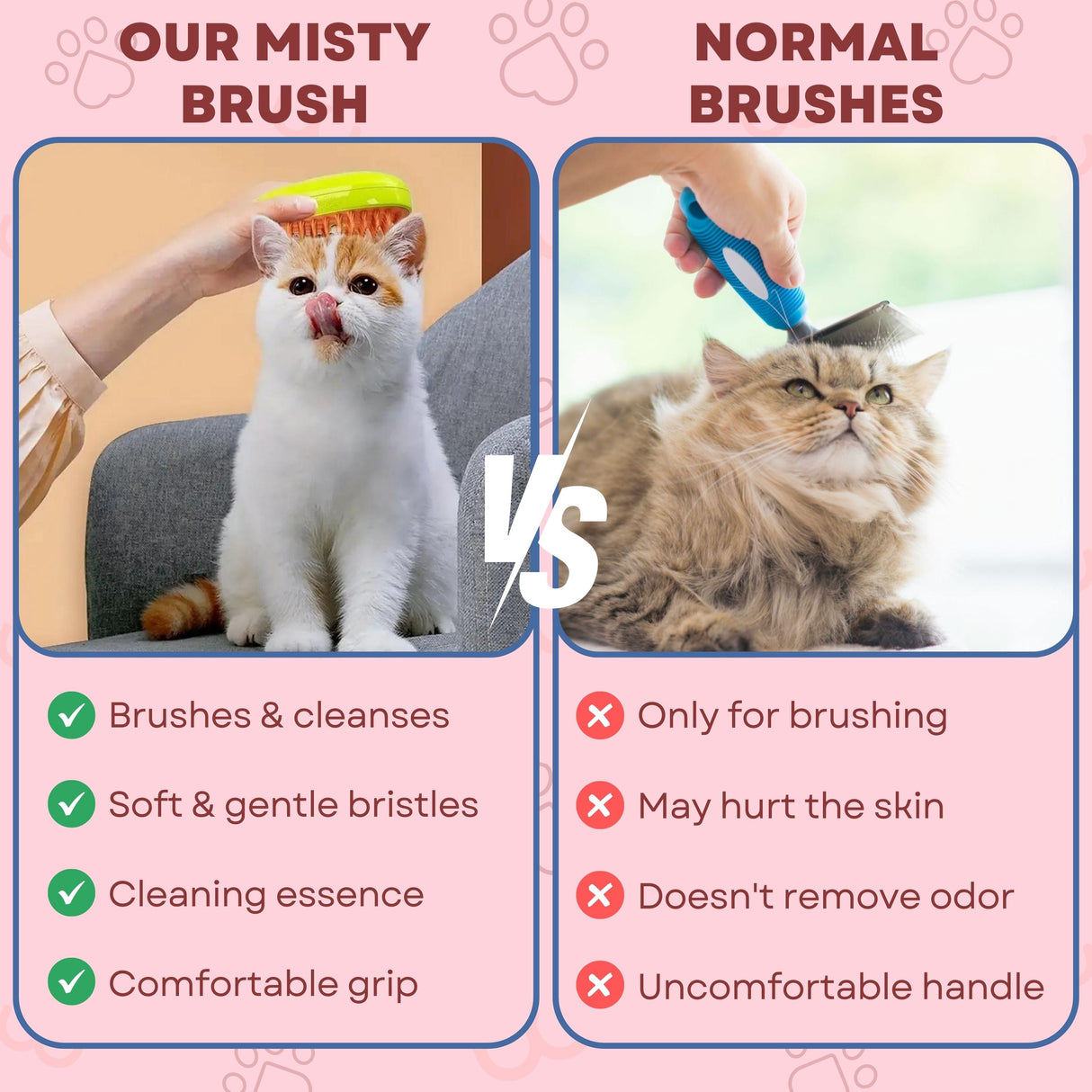 Wendy Pet Shop ™ Cat Dog Steamy Brush