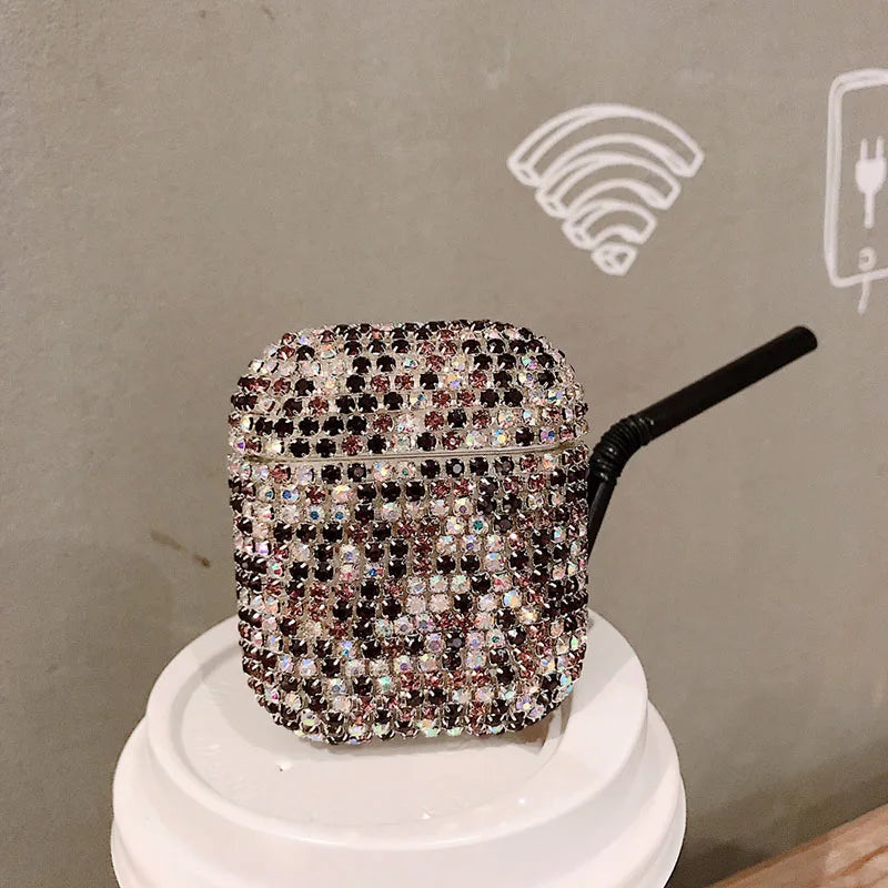 Cute Case For AirPod Air Pods Pro 2 3 Bling Diamond Hard Shell Protective Cover