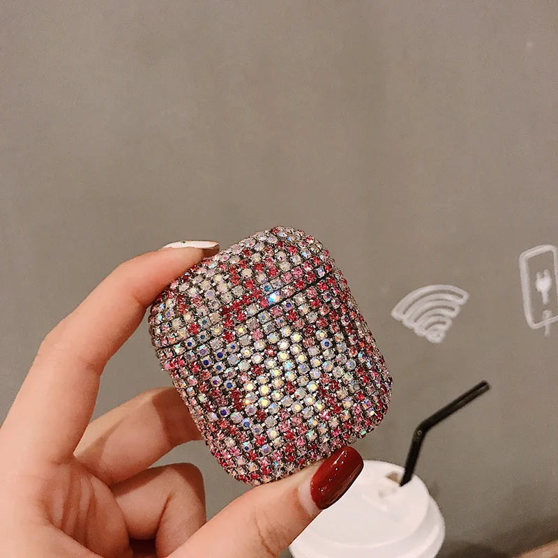 Cute Case For AirPod Air Pods Pro 2 3 Bling Diamond Hard Shell Protective Cover