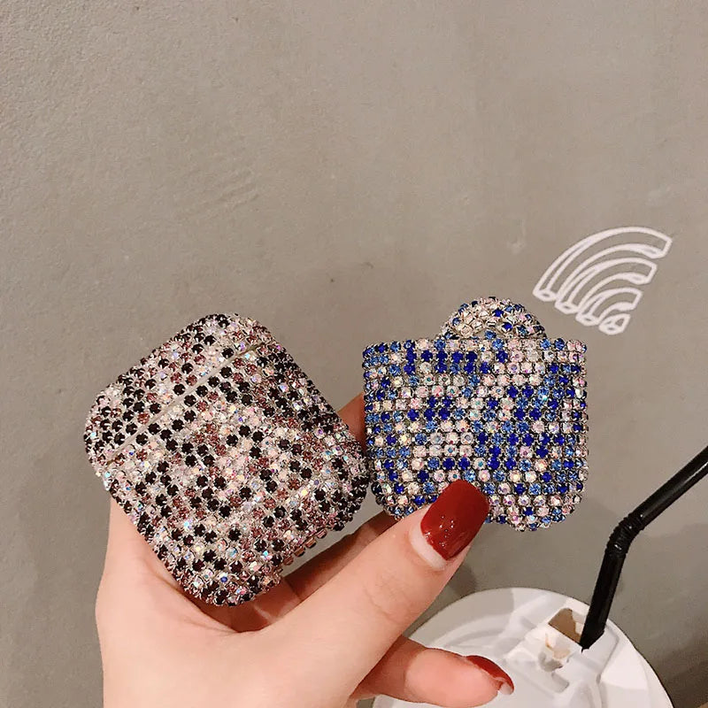 Cute Case For AirPod Air Pods Pro 2 3 Bling Diamond Hard Shell Protective Cover
