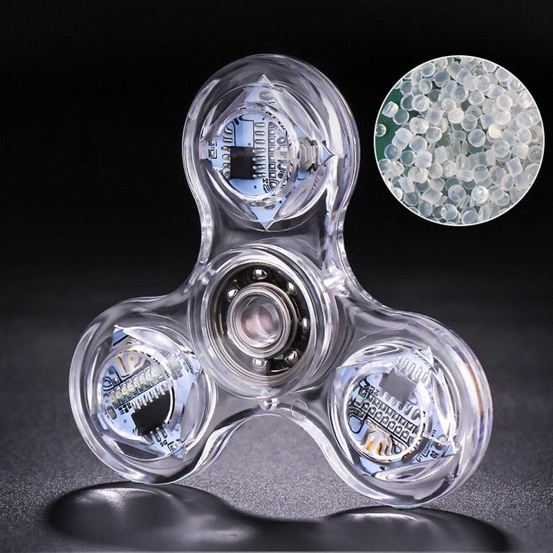 Glowing LED Fidget Spinner