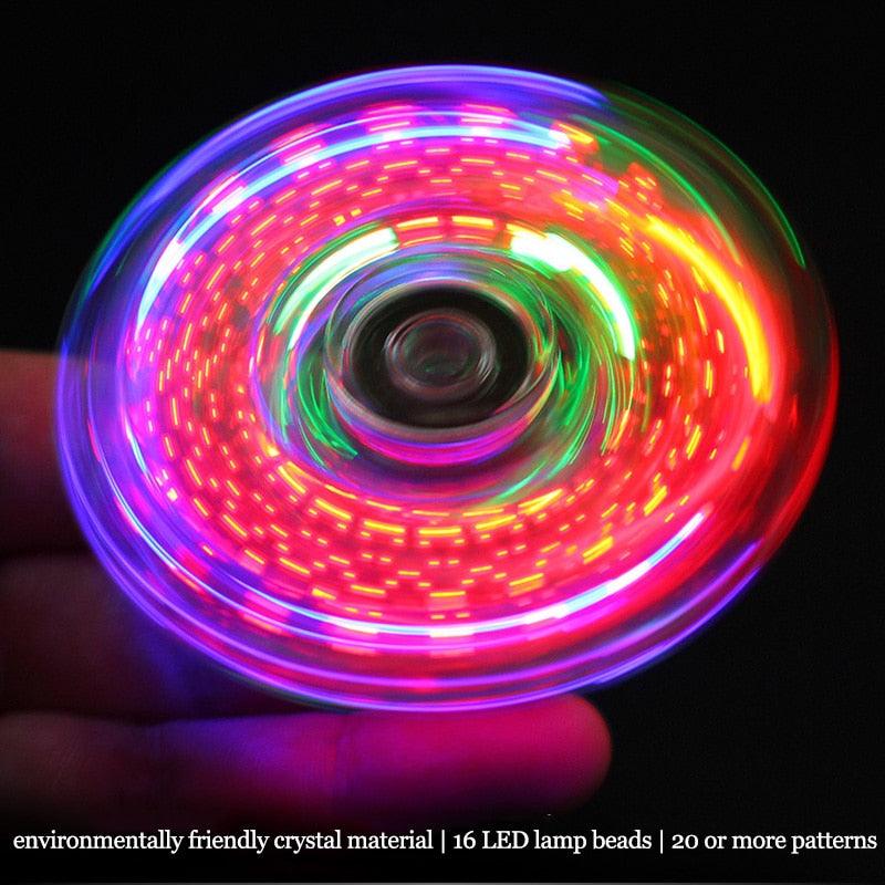 Glowing LED Fidget Spinner