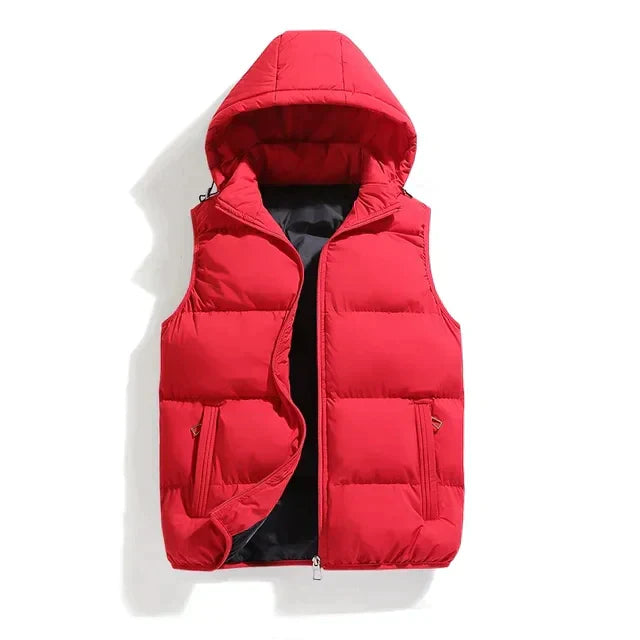 Haris - Waistcoat with detachable hood