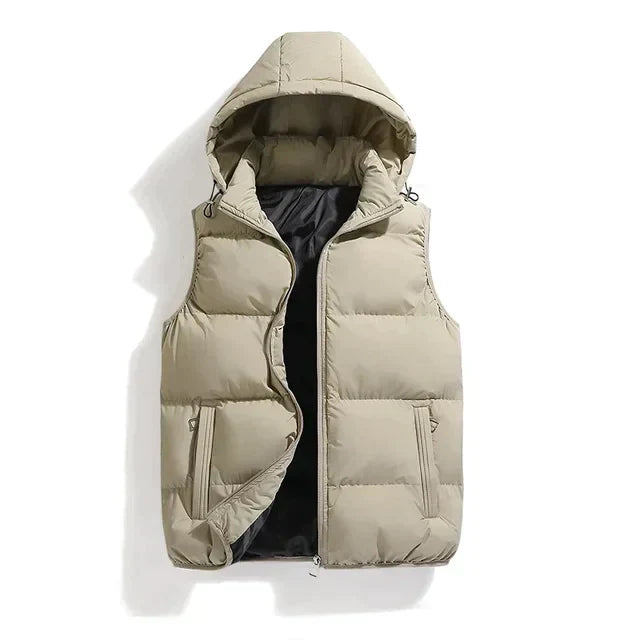 Haris - Waistcoat with detachable hood