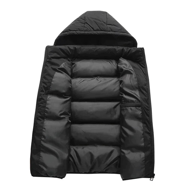 Haris - Waistcoat with detachable hood