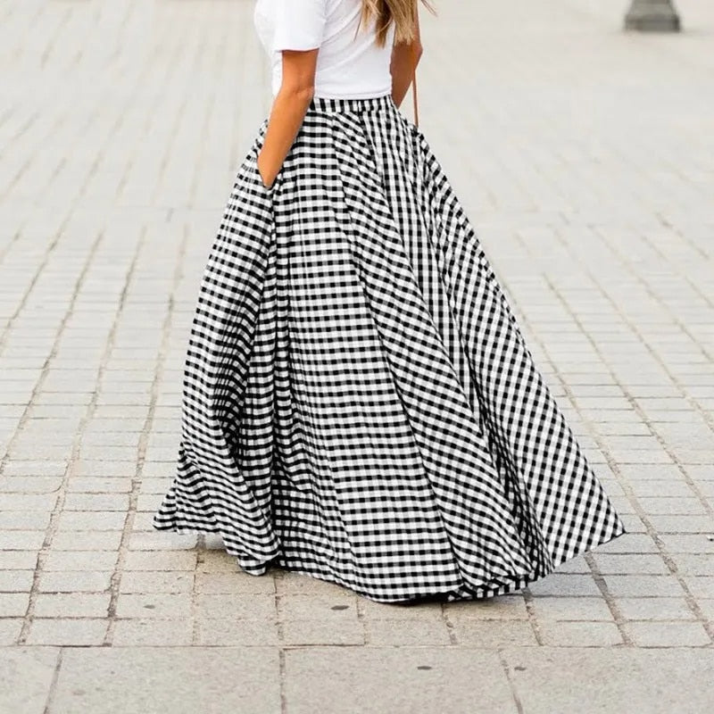 Beatrice - Maxi skirt with high waistband