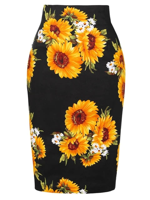 Cotton skirt in bandage style