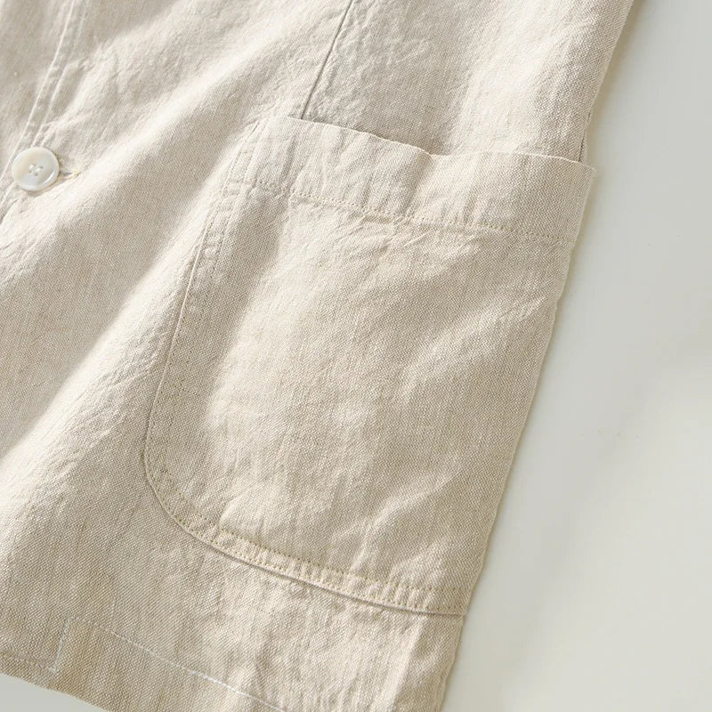 Harlow - Casual linen blazer