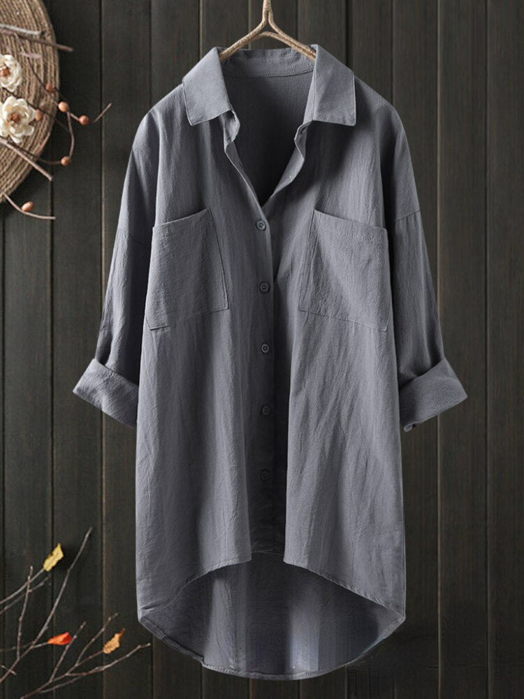Kelly™ | Casual Loose Cotton Linen Women's Shirts