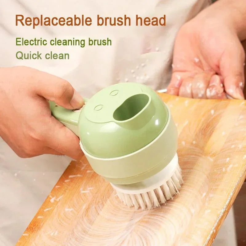 4 in 1 Handheld Electric Vegetable Slicer USB Rechargeable Food Processor