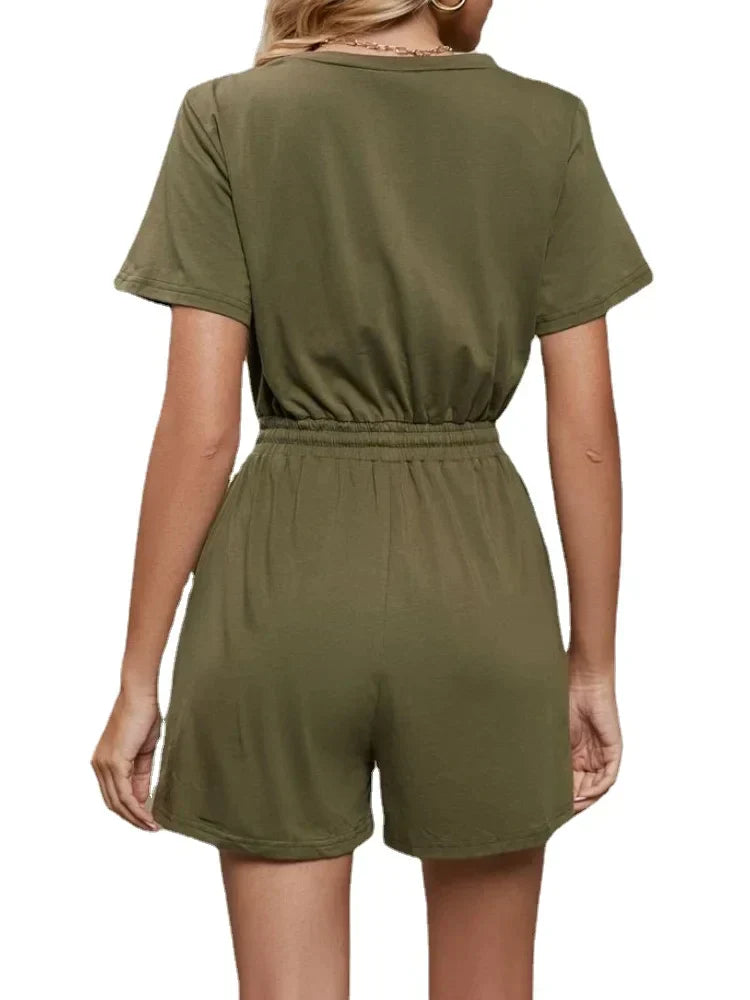 Helen - Short-sleeved jumpsuit