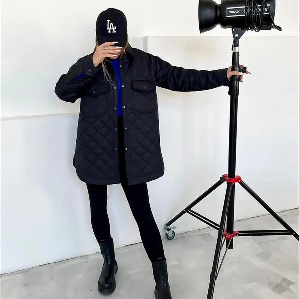 Aurora - Classic quilted jacket with press studs