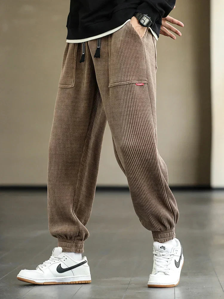 Percival - Stylish corduroy sweatpants